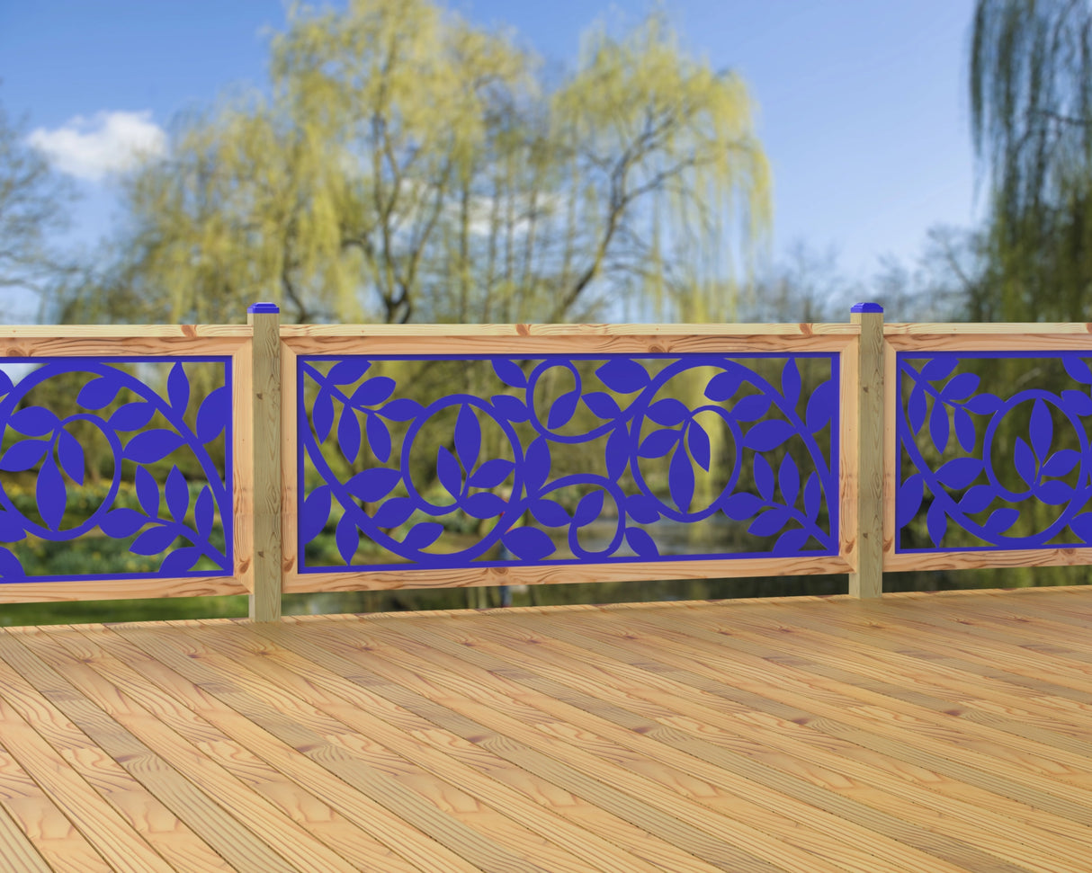 80"x30" - Vine Pattern Fence/Gate Panel Insert