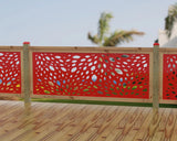 Botanica Wave Railing Panel Insert - Madison Iron and Wood