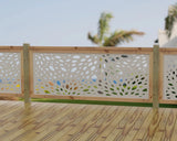 Botanica Wave Railing Panel Insert - Madison Iron and Wood