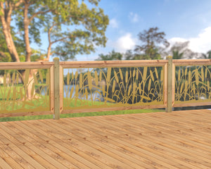 80"x30" - Cattails Fence/Gate Panel Insert