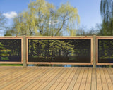 80"x30" - Duck Pond Fence/Gate Panel Insert - Madison Iron and Wood
