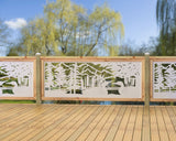 80"x30" - Duck Pond Fence/Gate Panel Insert - Madison Iron and Wood
