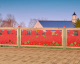 Horses Trotting Railing Panel Insert - Madison Iron and Wood