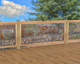 Butterflies and Hummingbirds Railing Panel Insert