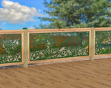 Butterflies and Hummingbirds Railing Panel Insert
