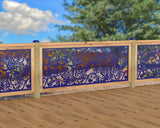 Butterflies and Hummingbirds Railing Panel Insert