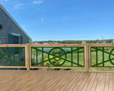 80"x30" - Modern Nautical Design Fence/Gate Panel Insert - Madison Iron and Wood