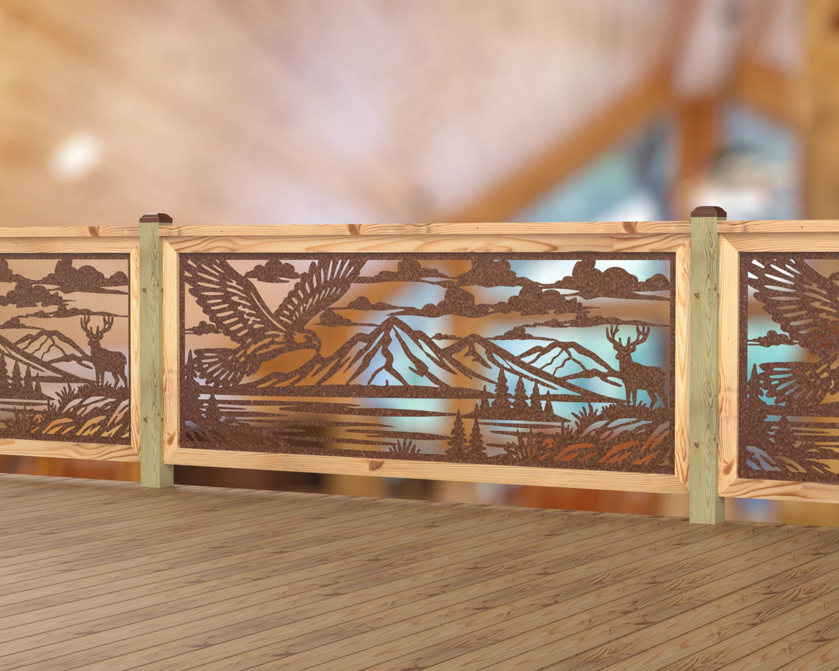Soaring Eagle Railing Panel Insert