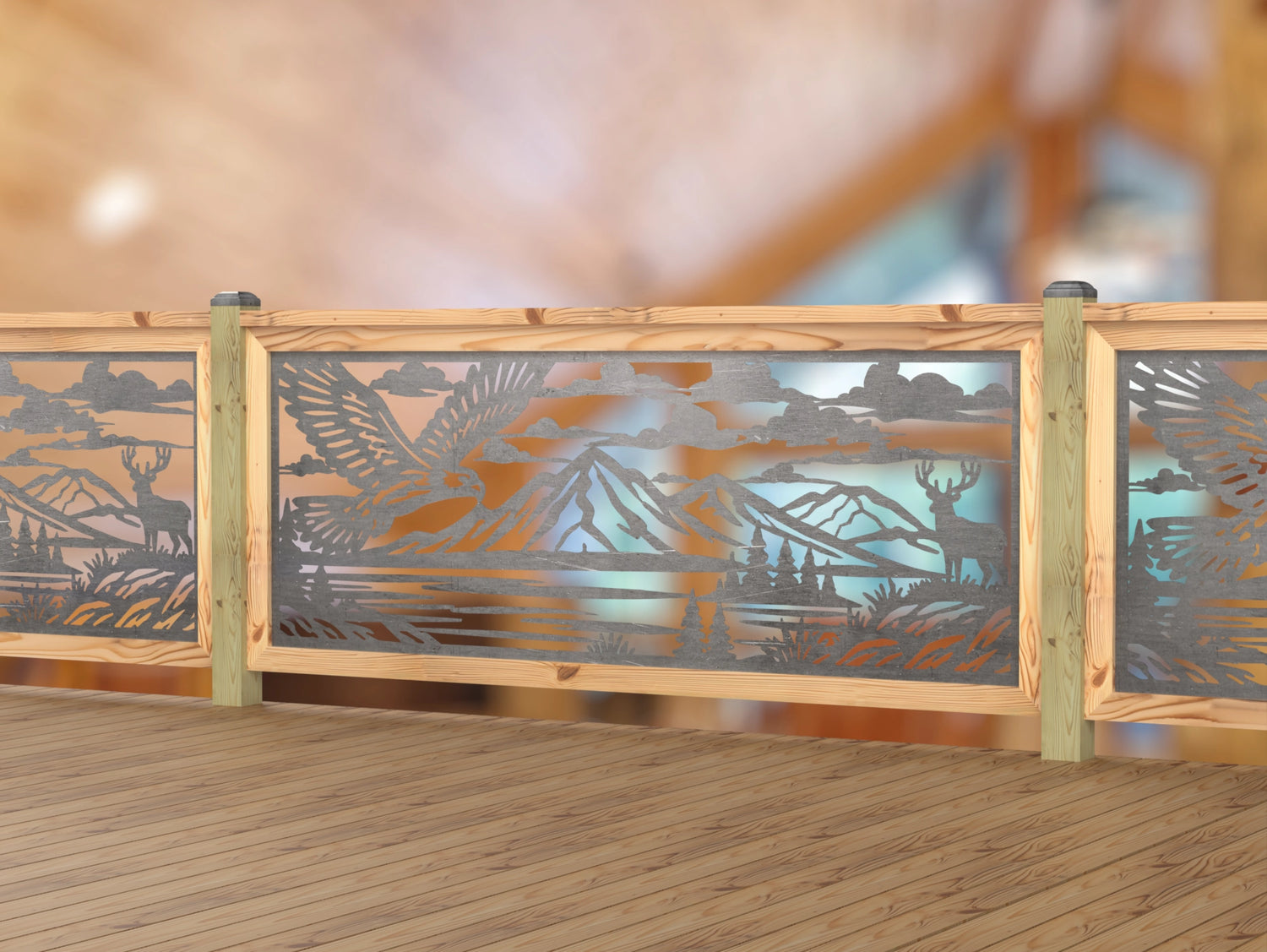 Soaring Eagle Railing Panel Insert
