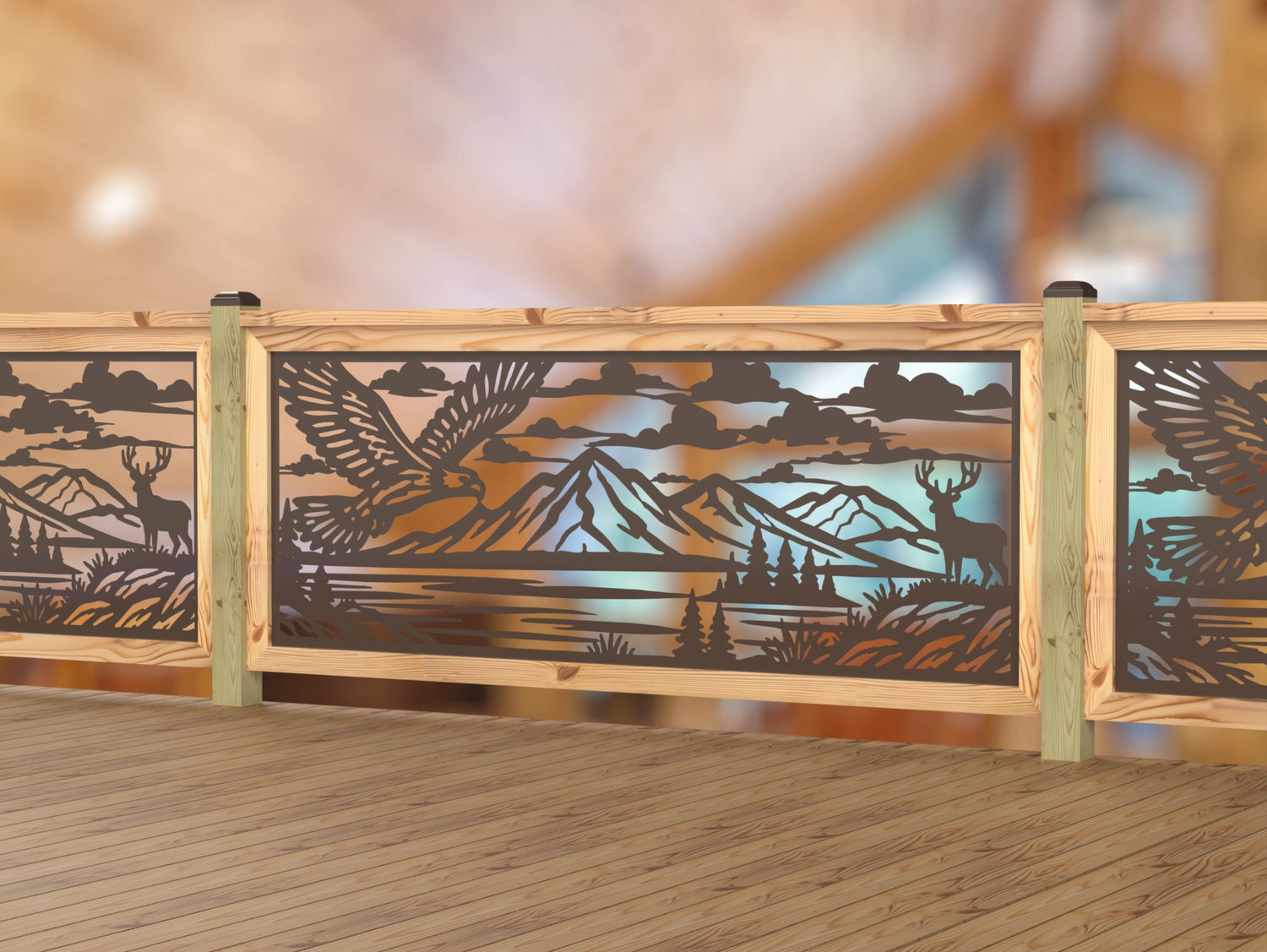 Soaring Eagle Railing Panel Insert