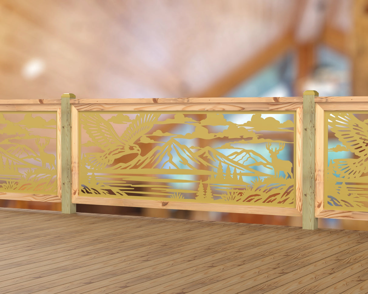 Soaring Eagle Railing Panel Insert