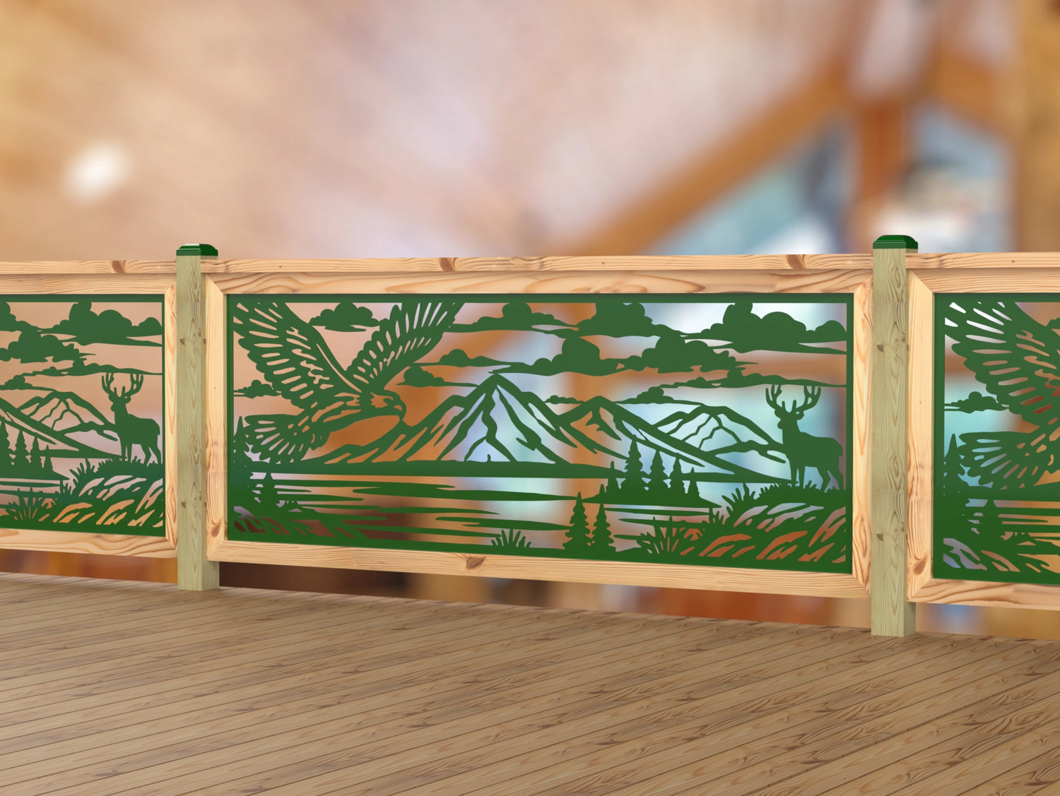 Soaring Eagle Railing Panel Insert