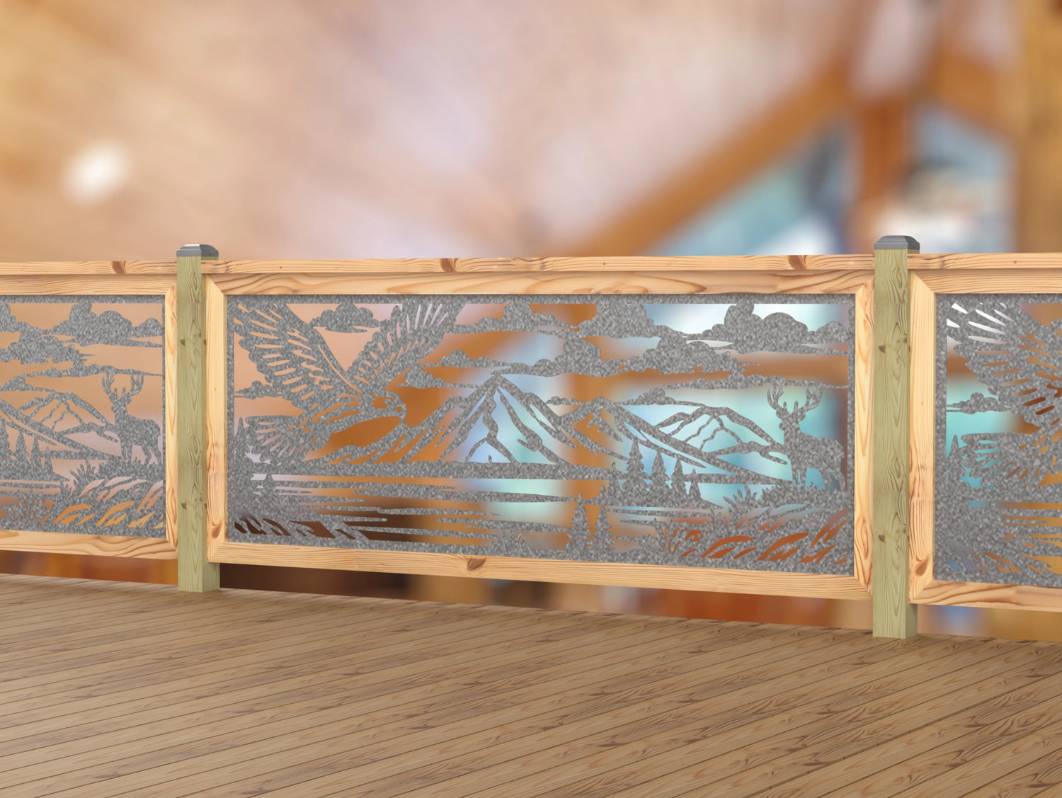 Soaring Eagle Railing Panel Insert