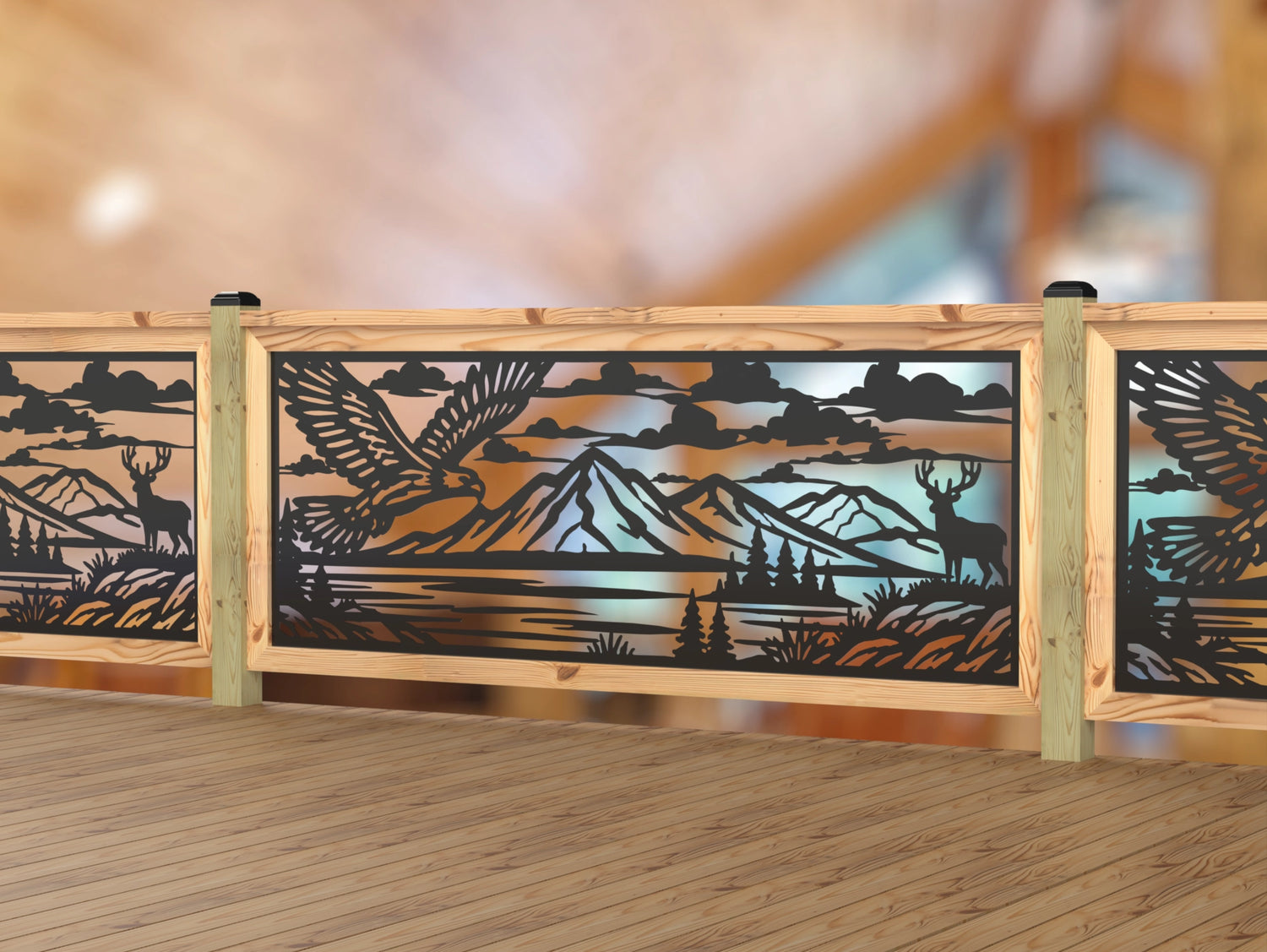 Soaring Eagle Railing Panel Insert