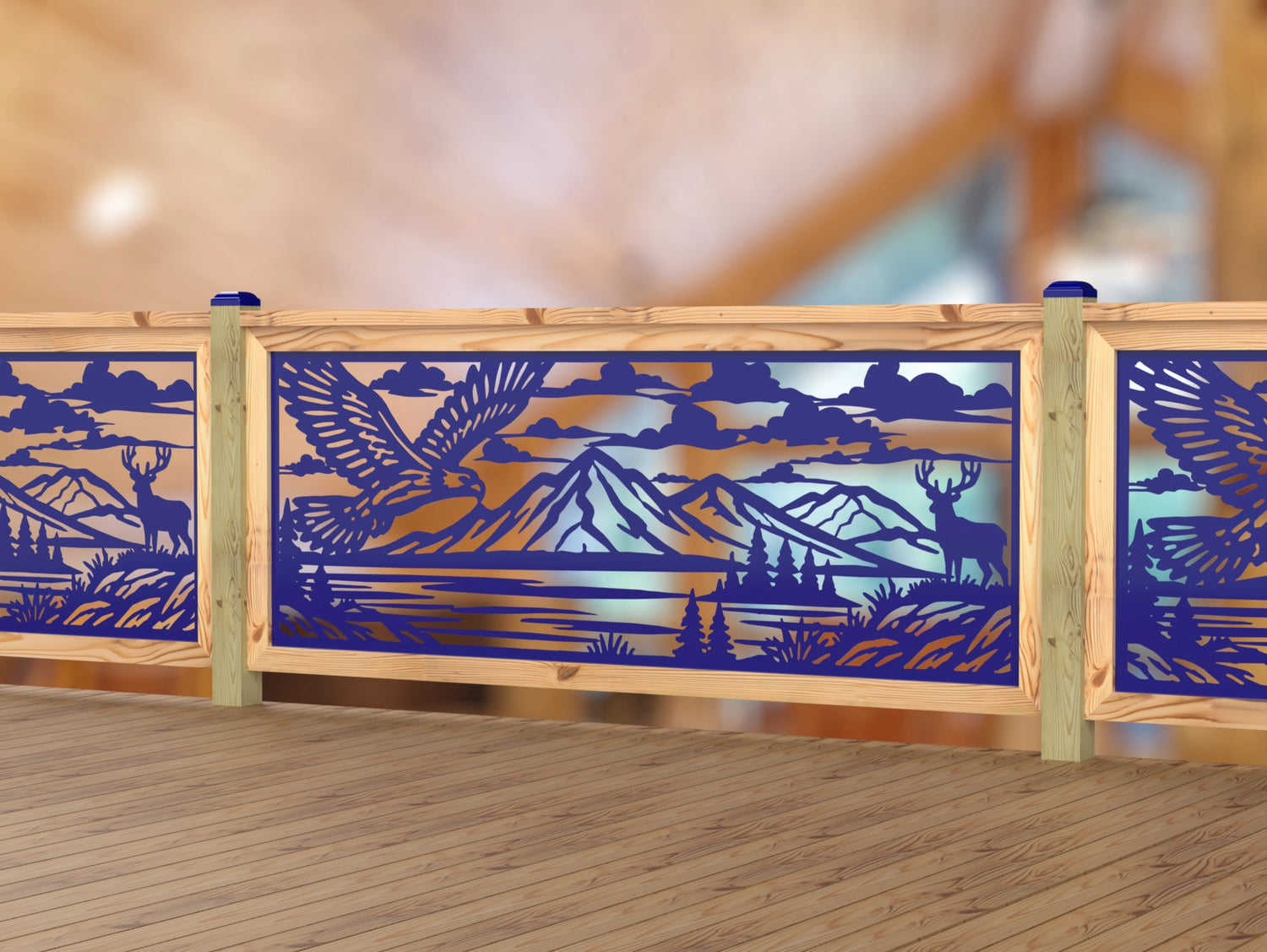 Soaring Eagle Railing Panel Insert