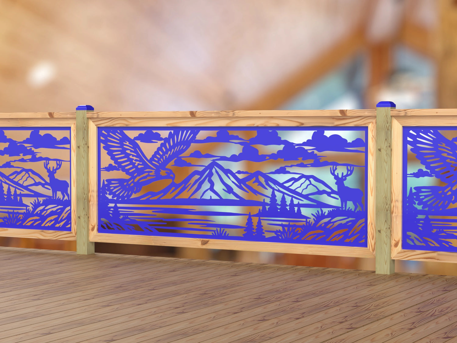 Soaring Eagle Railing Panel Insert