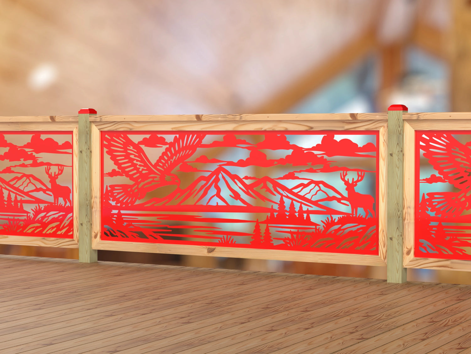 Soaring Eagle Railing Panel Insert