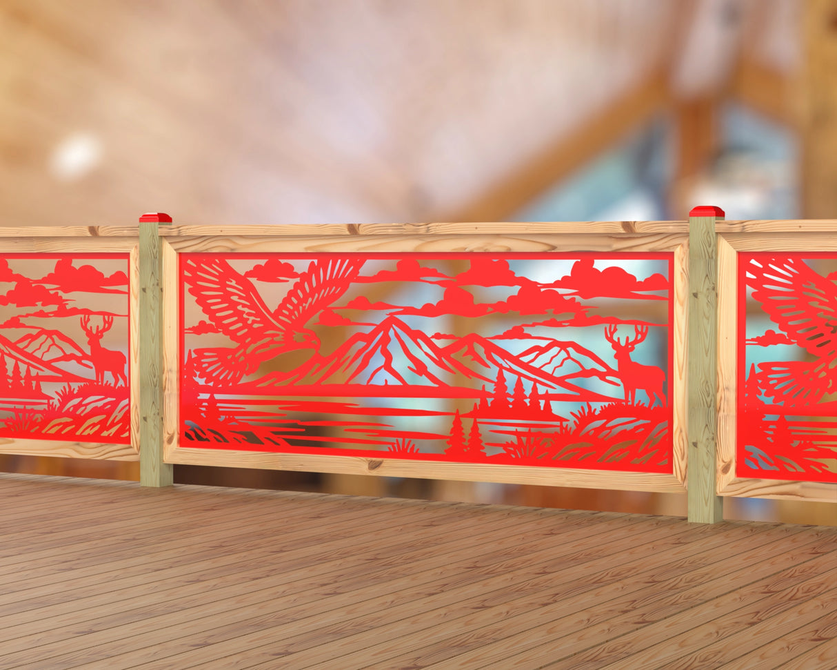Soaring Eagle Railing Panel Insert