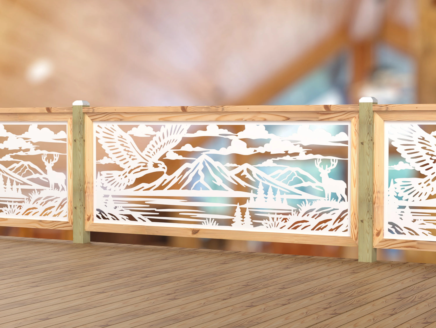 Soaring Eagle Railing Panel Insert