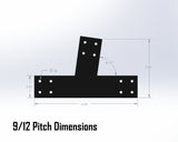 Supports industriels Web Truss, pour poutres de 4" - VEUILLEZ NOUS CONTACTER D'ABORD À PROPOS DE L'APPLICATION 