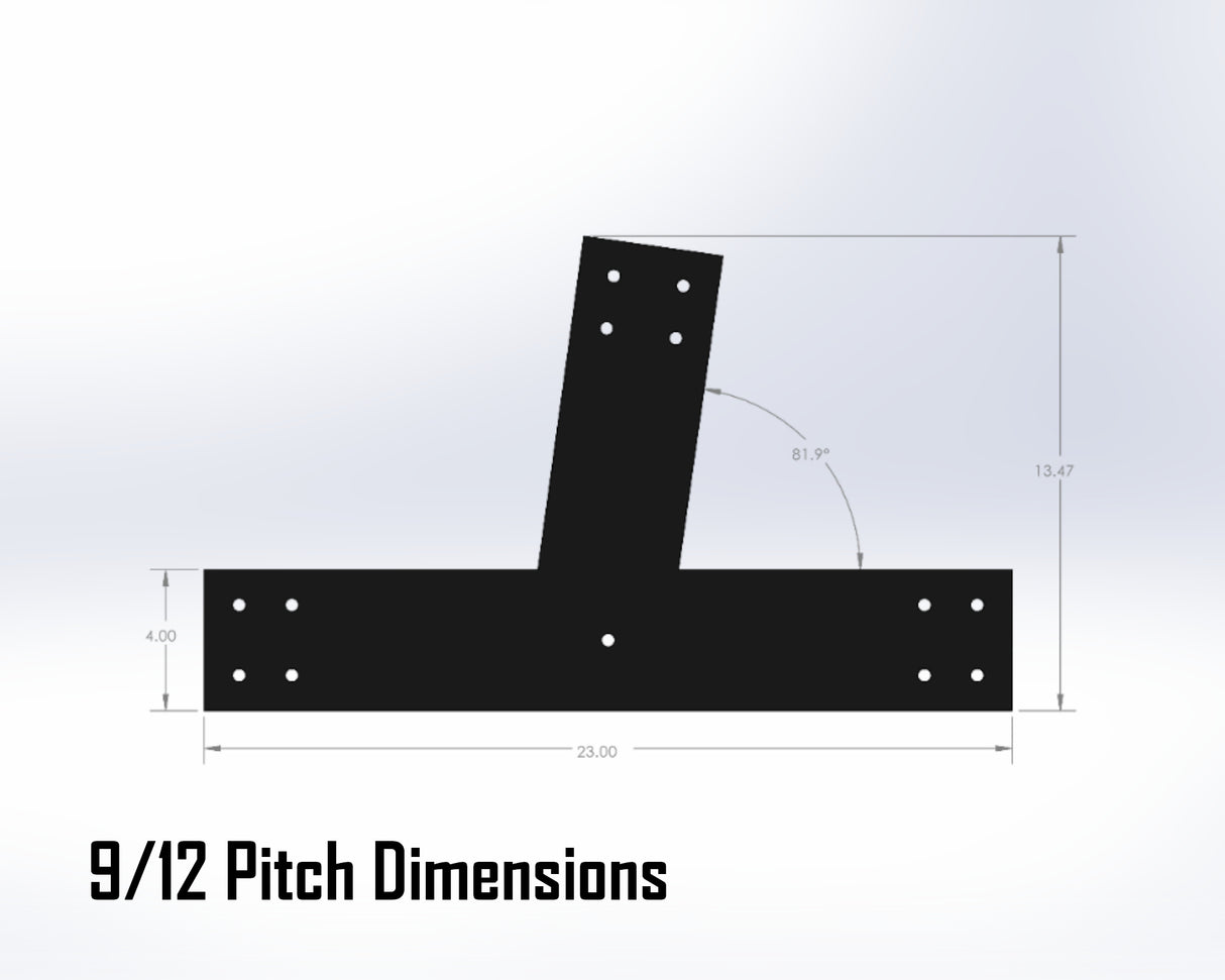 Web Truss Industrial Brackets, For 6 Inch Lumber