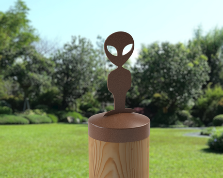 Alien, Round Post Cap (4x4 Round Post Size) - Madison Iron and Wood