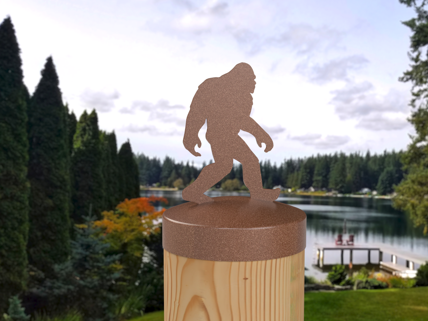 Bigfoot, Round Post Cap (4x4 Round Post Size) - Madison Iron and Wood