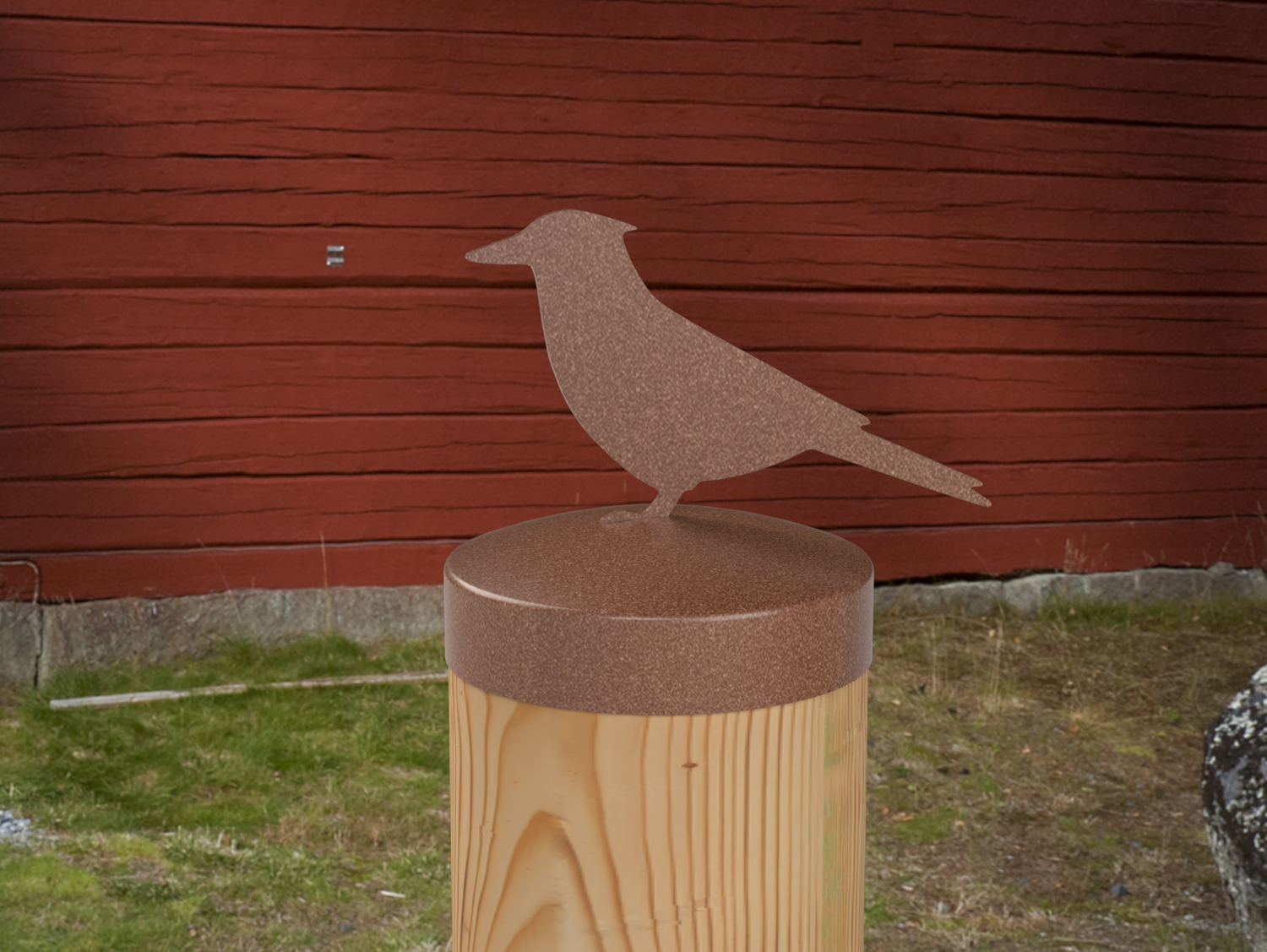 Blue Jay, Round Post Cap (4x4 Round Post Size) - Madison Iron and Wood