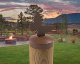 Butterfly, Round Post Cap (4x4 Round Post Size) - Madison Iron and Wood