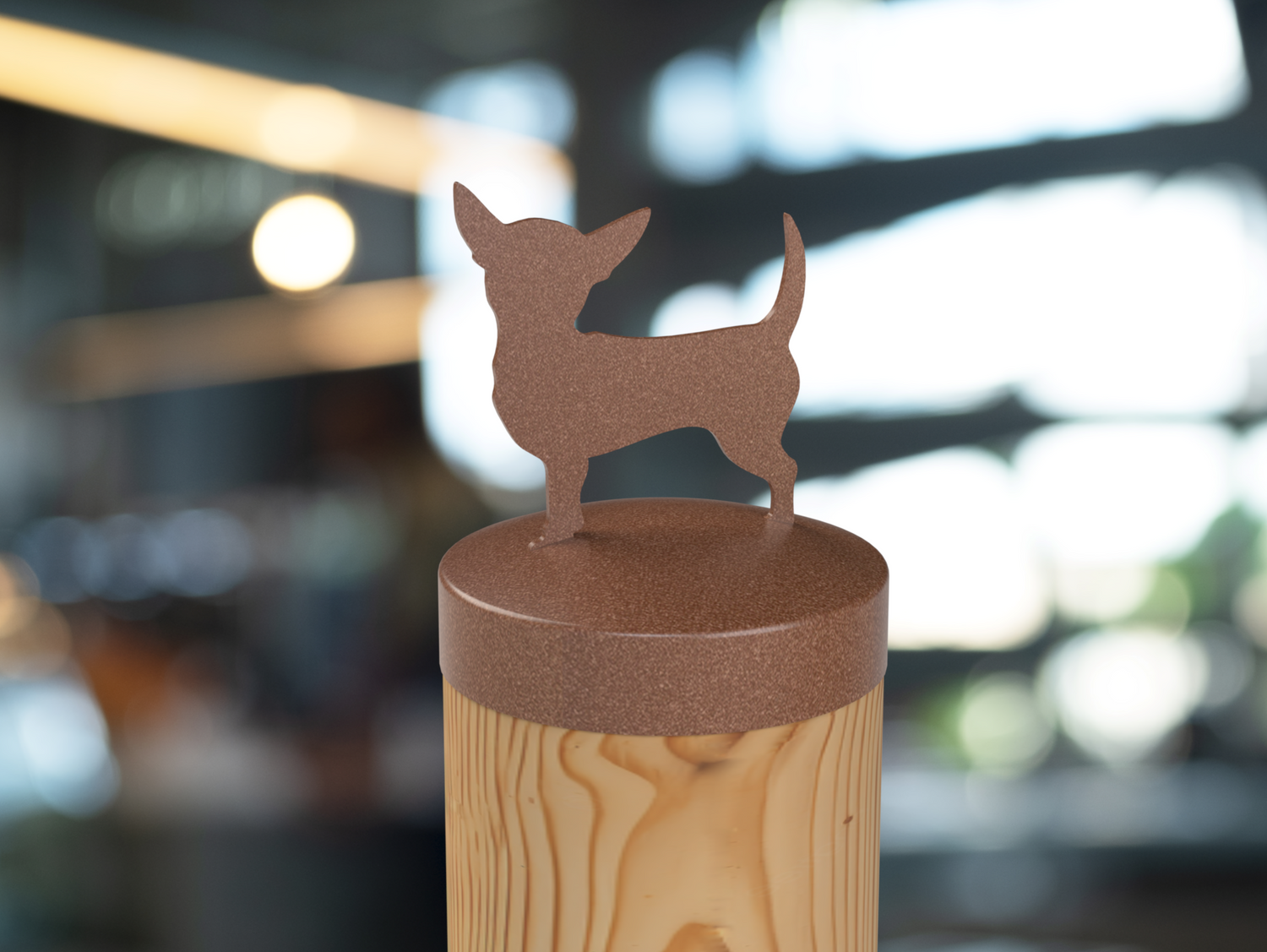 Chihuahua, Round Post Cap (4x4 Round Post Size) - Madison Iron and Wood