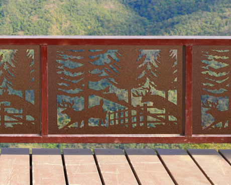 Deer Landscape Fence/Gate Panel Insert