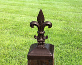 Fleur-De-Lis Fence Post Cap