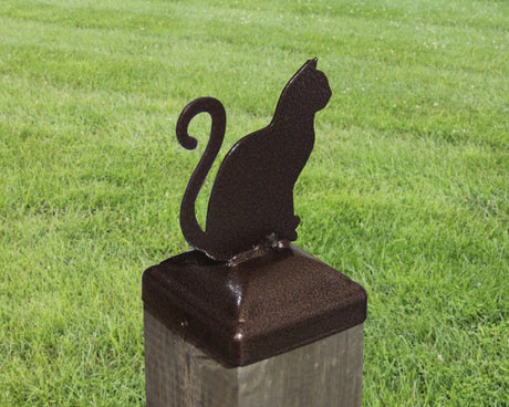 6X6 Cat Post Cap (5.5 x 5.5 Post Size) - Madison Iron and Wood