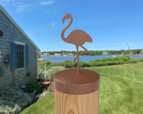 Flamingo, Round Post Cap (4x4 Round Post Size) - Madison Iron and Wood