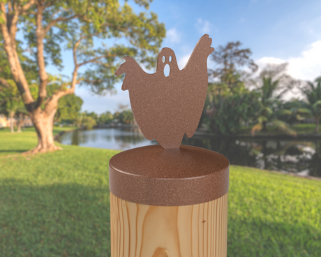 Ghost, Round Post Cap (4x4 Round Post Size) - Madison Iron and Wood