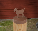 Goat, Round Post Cap (4x4 Round Post Size) - Madison Iron and Wood