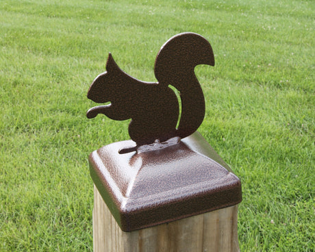 4X4 Squirrel Post Cap (Fits 3.5 x 3.5 Post Size) - Madison Iron and Wood