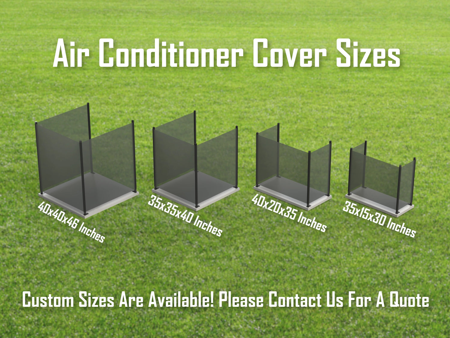 Tree Leaves Design AC Unit Cover - Multiple Sizes - Madison Iron and Wood