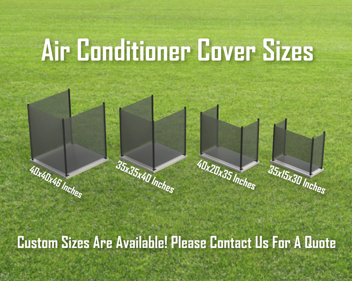 Forest Design AC Unit Cover - Multiple Sizes