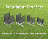 Tree Leaves Design AC Unit Cover - Multiple Sizes - Madison Iron and Wood