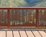 Forest Landscape Fence/Gate Panel Insert