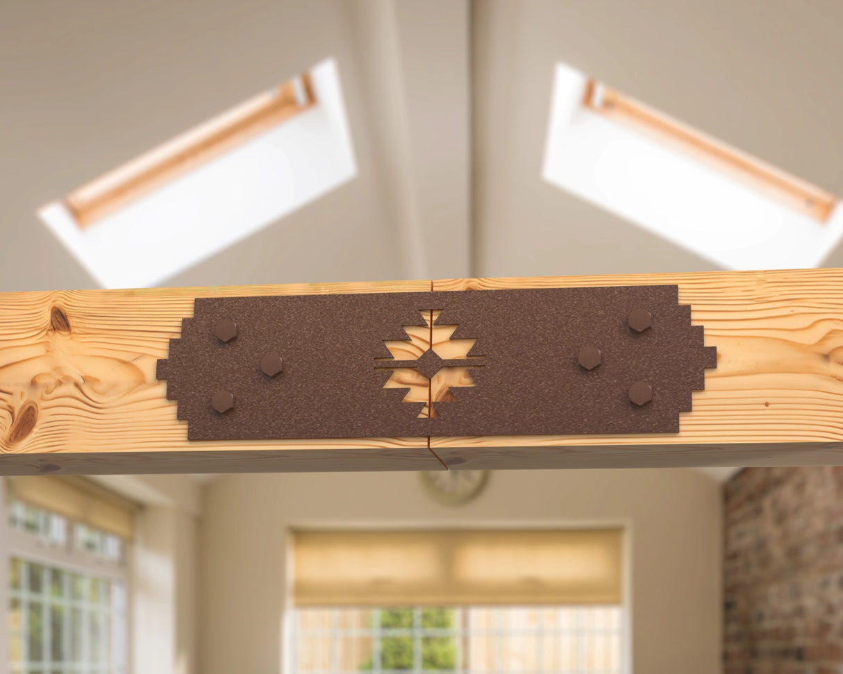 Aztec Style Brackets for 6" Post - Madison Iron and Wood