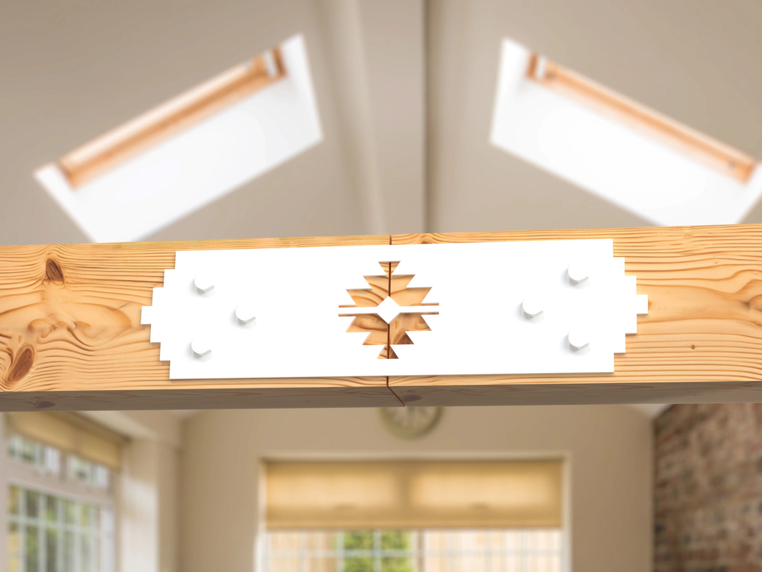 Aztec Style Brackets for 6" Post - Madison Iron and Wood