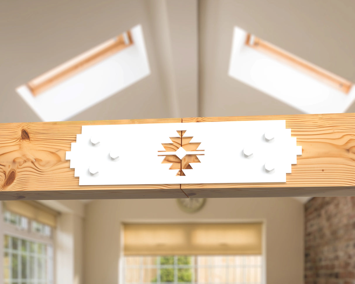 Aztec Style Brackets for 6" Post - Madison Iron and Wood