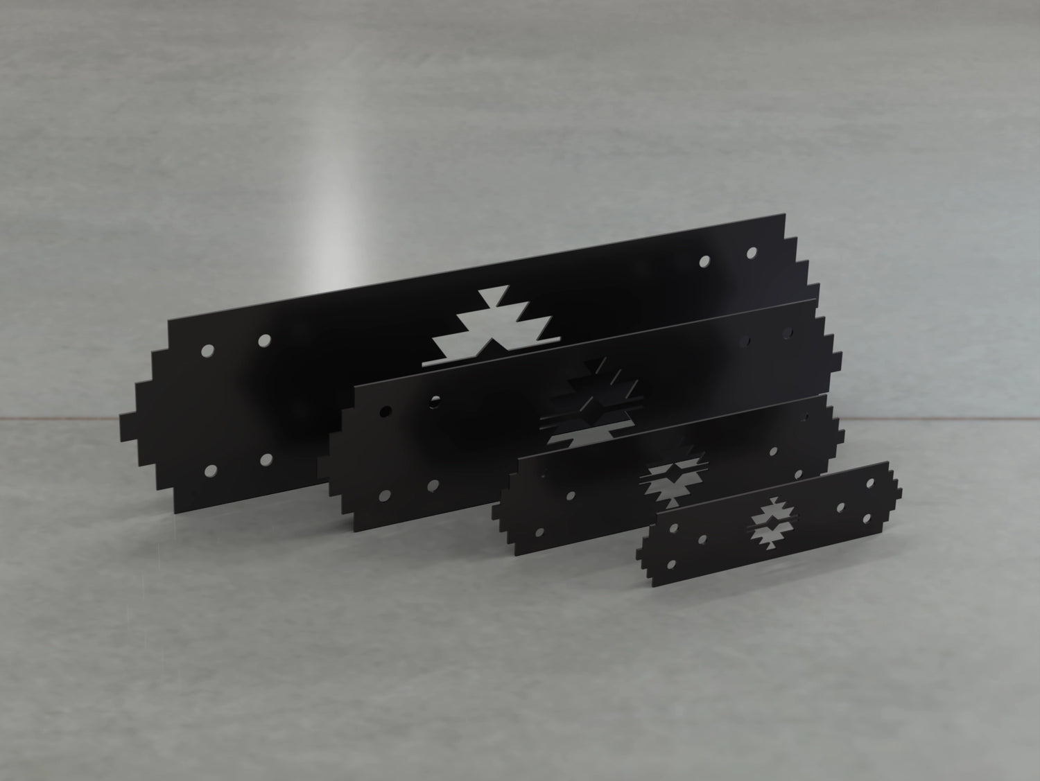 Aztec Style Straight Brackets - Various Sizes