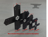 Aztec Style X Brackets - Various Sizes