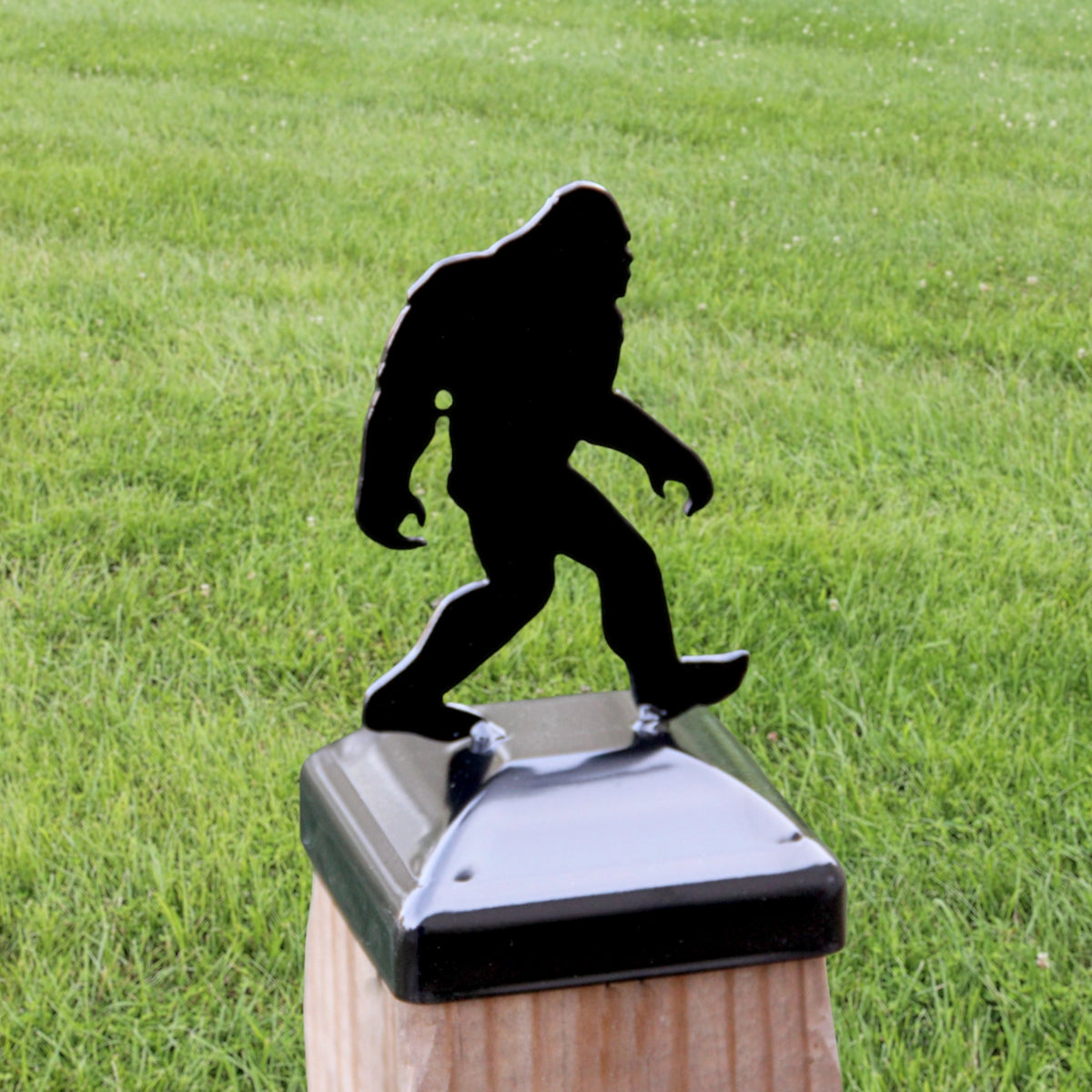 Bigfoot Fence Post Cap – Fence Decor - Madison Iron and Wood
