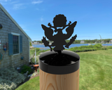 Army Logo, Round Post Cap (4x4 Round Post Size) - Madison Iron and Wood