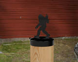 Bigfoot Middle Finger, Round Post Cap (4x4 Round Post Size) - Madison Iron and Wood