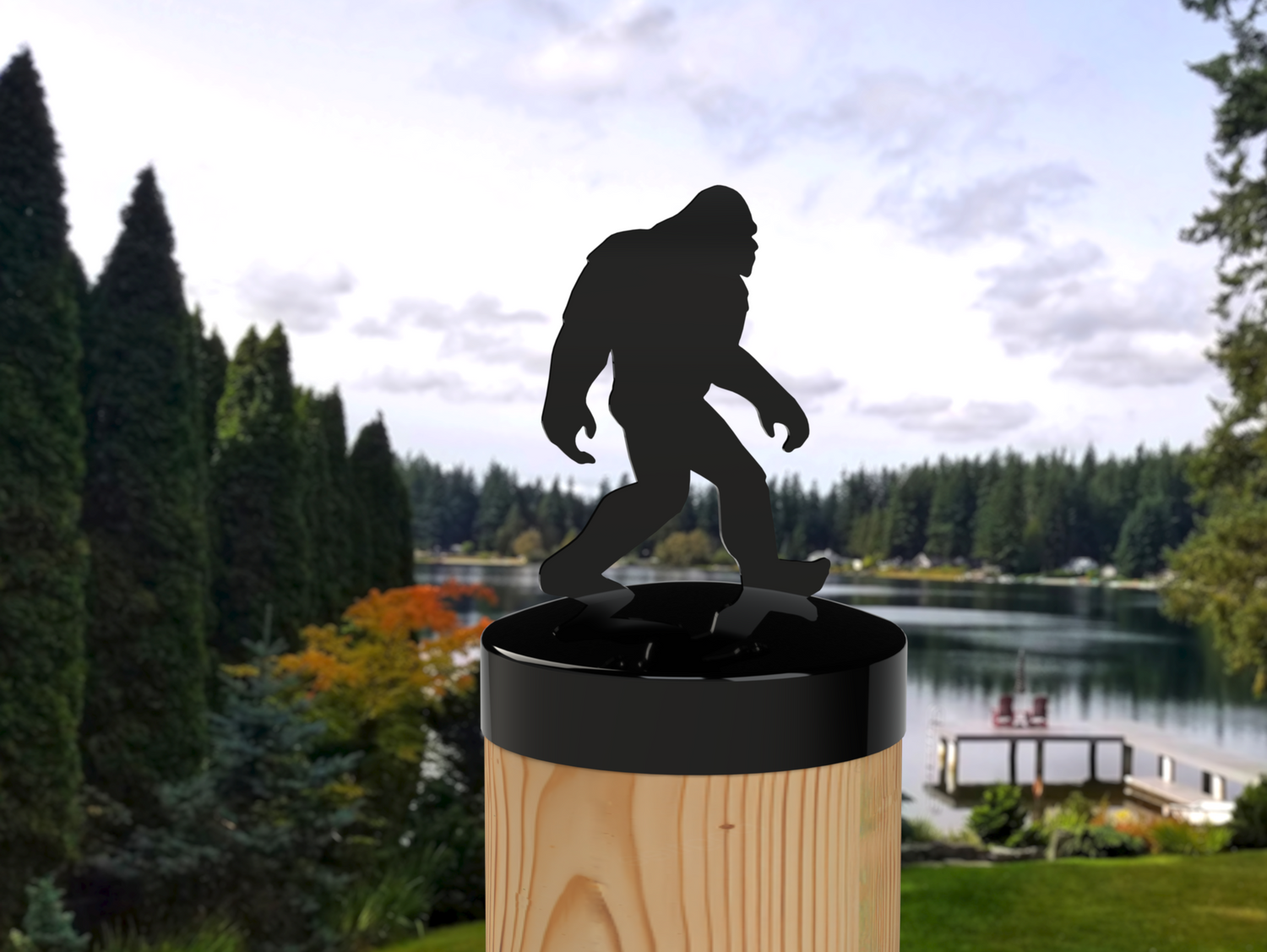 Bigfoot, Round Post Cap (4x4 Round Post Size) - Madison Iron and Wood